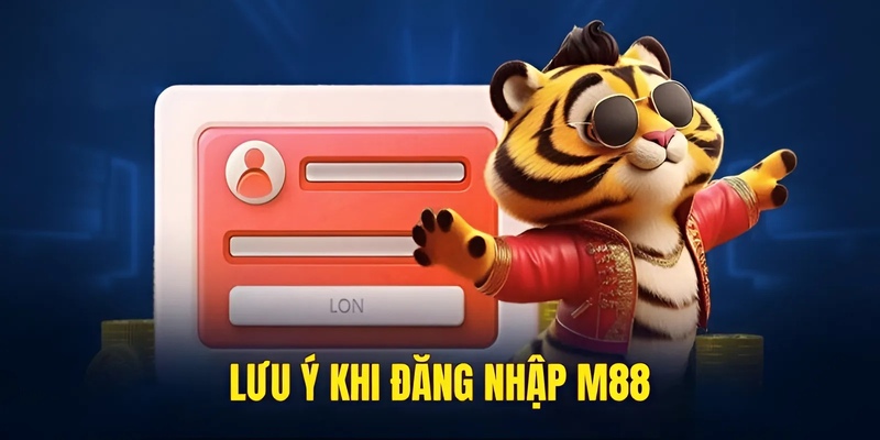 Lưu ý khi đăng nhập M88