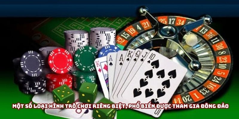 Một số loại hình trò chơi riêng biệt, phổ biến được tham gia đông đảo