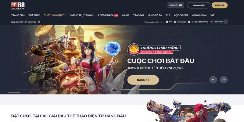 Cá cược Esports theo xu hướng yêu thích trên thị trường