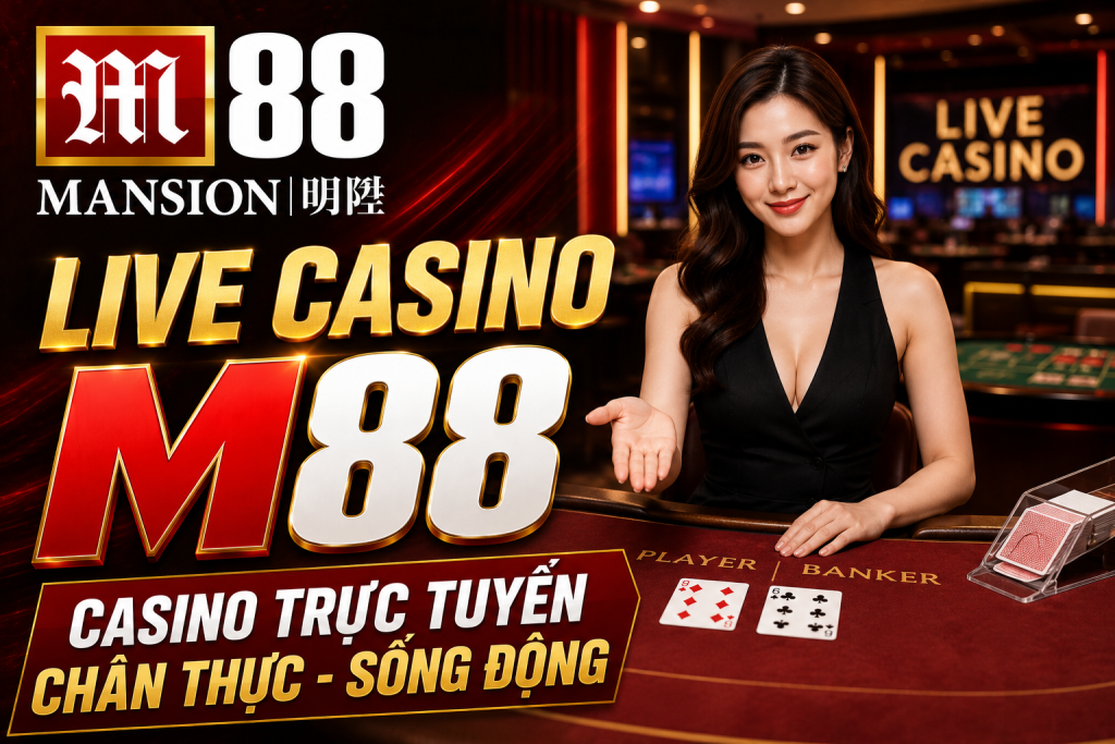 Sảnh cược live casino M88 đỉnh cao
